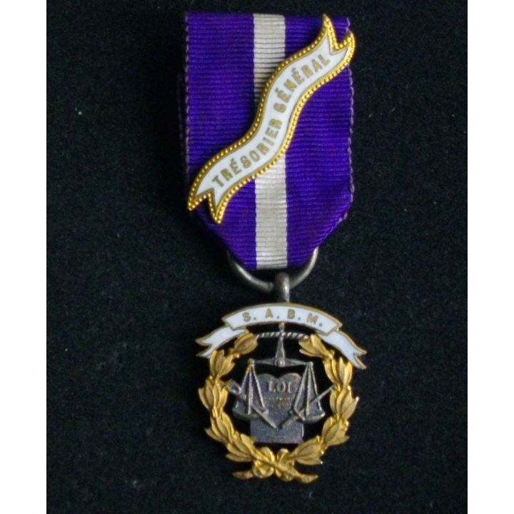 Médaille civile de trésorier général de la S. A. B. M