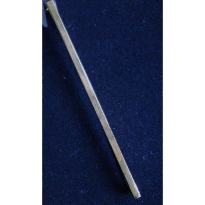 Barrette métallique dorée pour port de 8 à 9 décorations miniatures