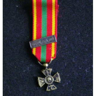 Médaille miniature de la croix du combattant volontaire 1939-1945