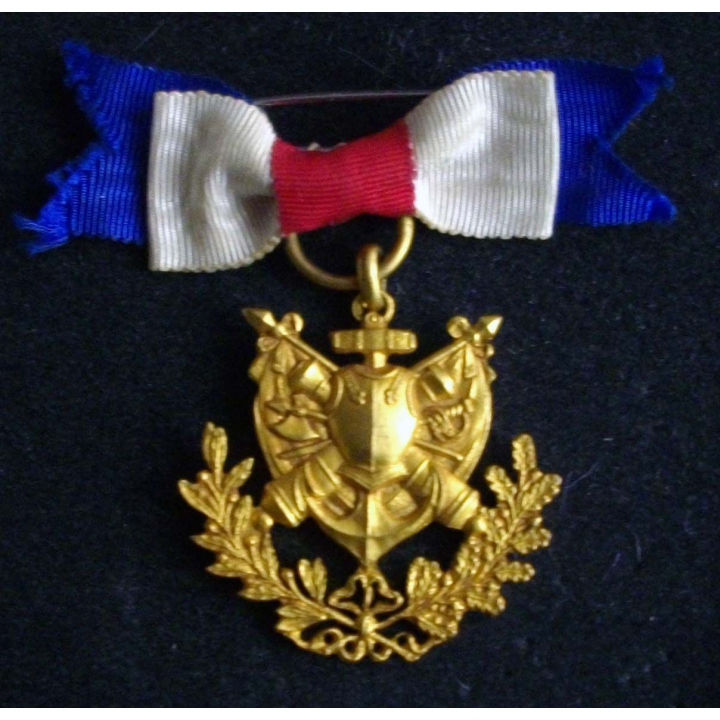 Médaille d'association d'anciens combattants en bronze