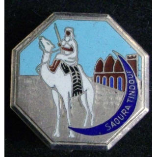 Insigne métallique de la compagnie méhariste Saoura Tindouf Drago
