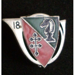 18° régiment de chasseurs Arthus Bertrand Paris en émail