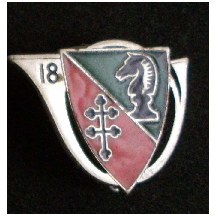 18° régiment de chasseurs Arthus Bertrand Paris en émail