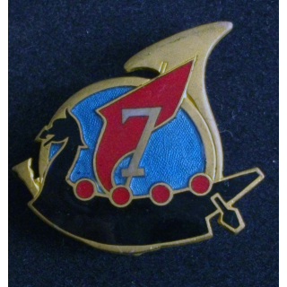 7° régiment de chasseurs Drakkar Arthus Bertrand Paris Déposé en émail