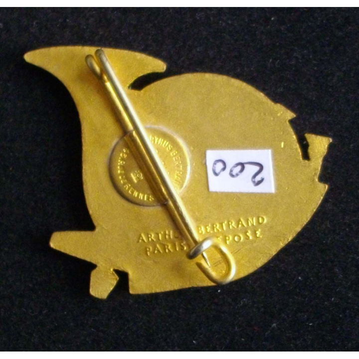 7° régiment de chasseurs Drakkar Arthus Bertrand Paris Déposé en émail