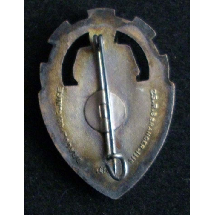 6° régiment de cuirassiers Drago Paris Nice Béranger émail bleu 37 mm