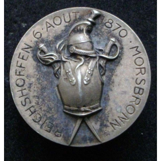 boutonnière des anciens cuirassiers Reichshoffen 6 août 1870 Morsbronn