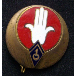 1° régiment de spahis algériens Drago Paris rue Béranger en émail