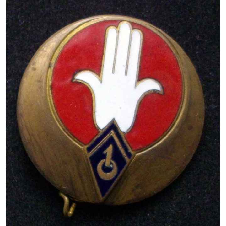 1° régiment de spahis algériens Drago Paris rue Béranger en émail