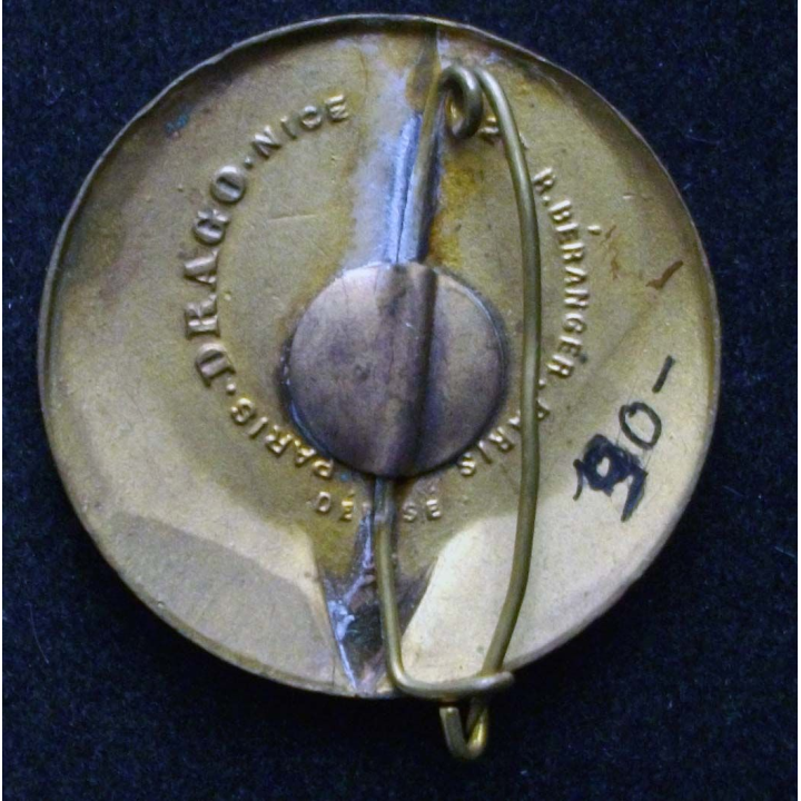 1° régiment de spahis algériens Drago Paris rue Béranger en émail