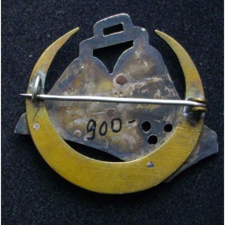 5° régiment de spahis algériens étrier sur croissant 40 mm
