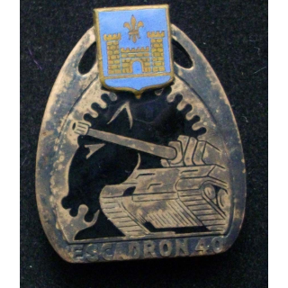 11° régiment de dragons escadron 40 Drago Paris Béranger en émail