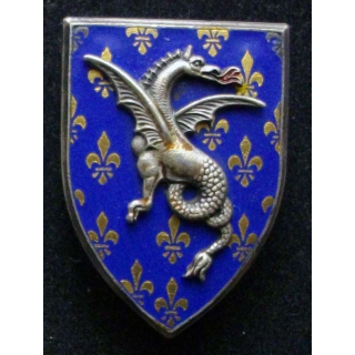 18° régiment de dragons Arthus Bertrand Paris émail sans devise