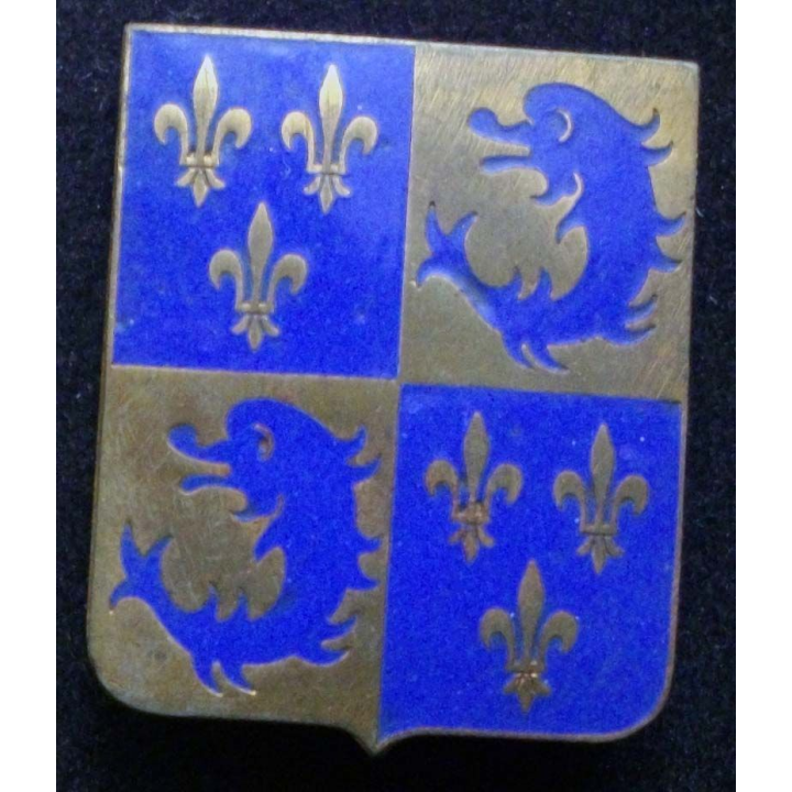 12° régiment de cuirs Arthus Bertrand Paris Déposé en émail