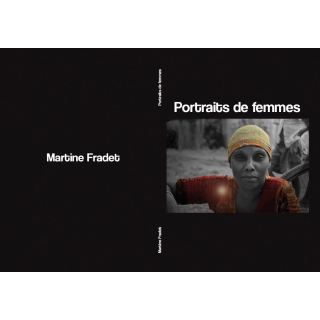 Livre intitulé portrait de femmes de Martine Fradet