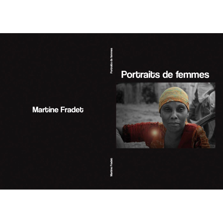 Livre intitulé portrait de femmes de Martine Fradet
