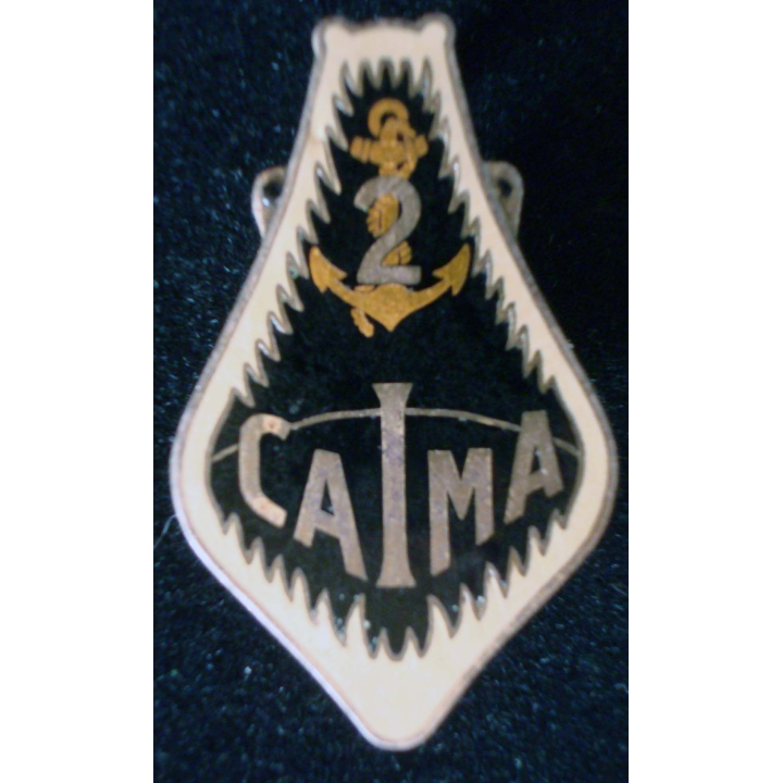 insigne métallique de la 2° CAIMA de fabrication Drago G. 1690