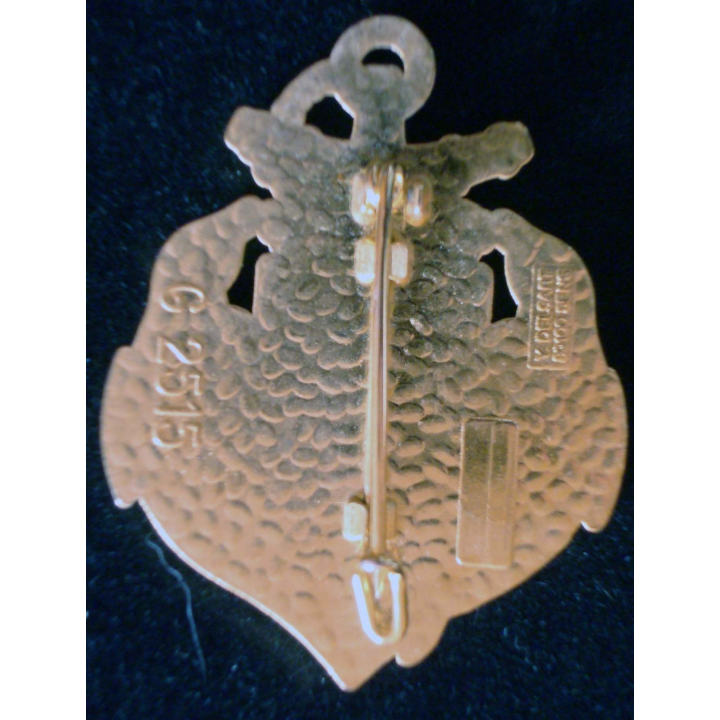 Insigne métallique du 9° BIMA Delsart G. 2515