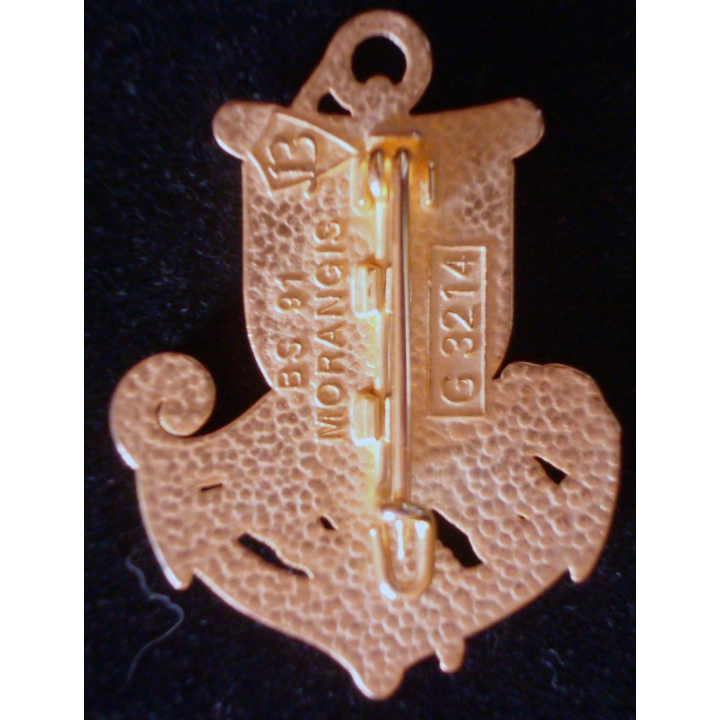 Insigne métallique du 6° BIMA de fabrication Bessin & Salson G. 3214