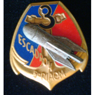 Insigne métallique du 3° escadron du 5° RIAOM LR