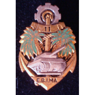 11° escadron blindé d'infanterie de marine Drago G. 1594 en émail