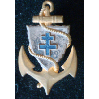 Direction des troupes coloniales Drago croix bleue peinte