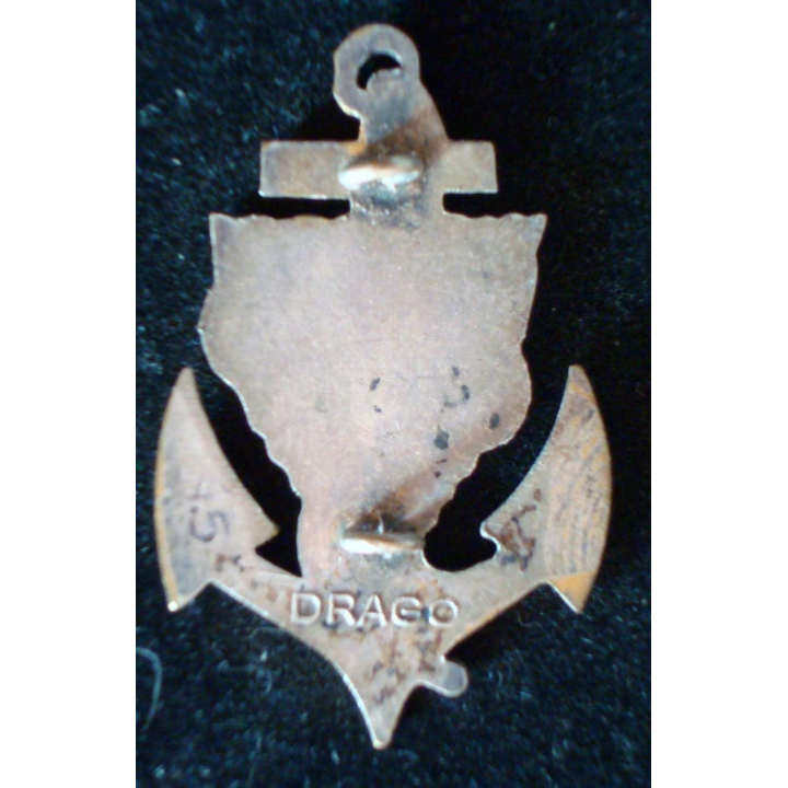 Direction des troupes coloniales Drago croix bleue peinte