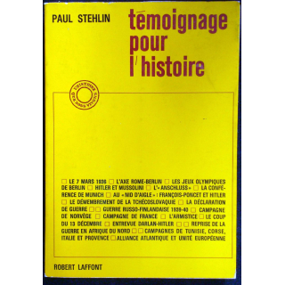 Témoignage pour l'Histoire