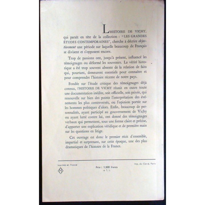 Histoire de Vichy