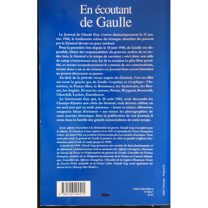 En écoutant De Gaulle - Journal 1946-1949