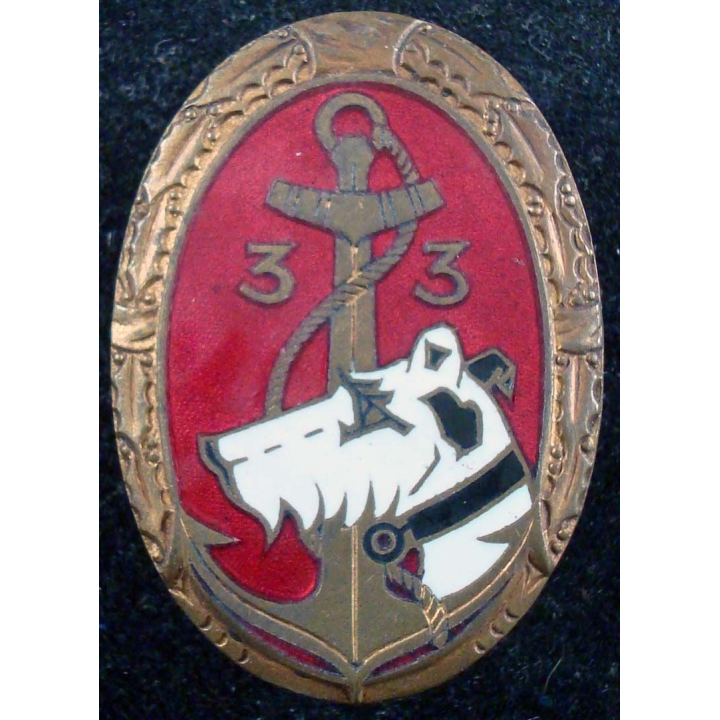 33° régiment d'infanterie coloniale Arthus Bertrand poinçon