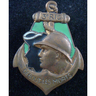 3° régiment d'infanterie coloniale de fabrication Arémail
