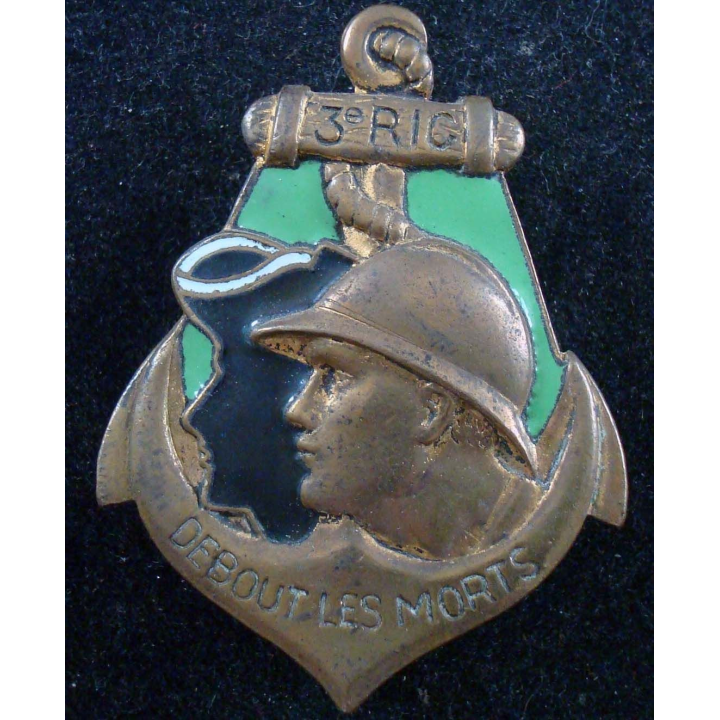 3° régiment d'infanterie coloniale de fabrication Arémail