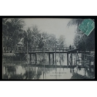 COCHINCHINE UN PONT ANNAMITE 1906