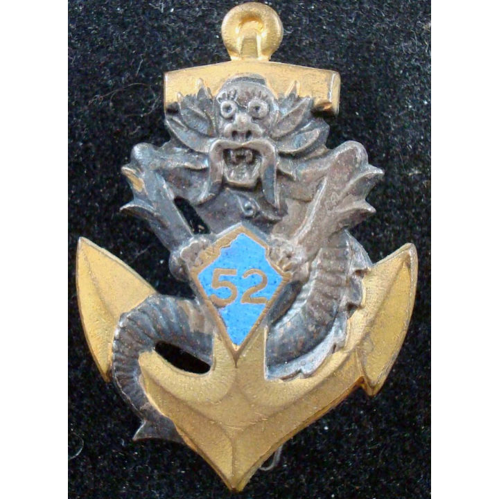 52° demi brigade de mitrailleurs coloniaux Drago Béranger en émail