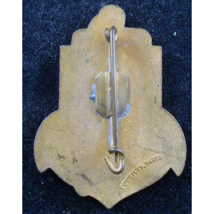 6° régiment d'infanterie coloniale de fabrication Courtois en émail