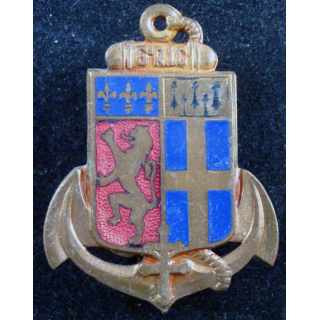 6° régiment d'infanterie coloniale de fabrication Augis en émail