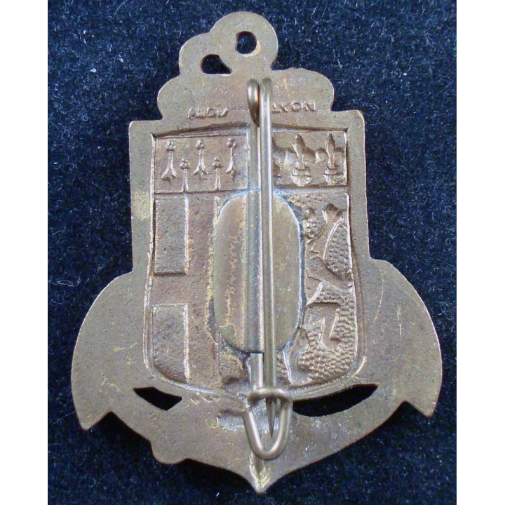 6° régiment d'infanterie coloniale de fabrication Augis en émail