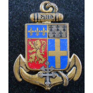 6° régiment d'infanterie coloniale de fabrication Drago H.189 en émail
