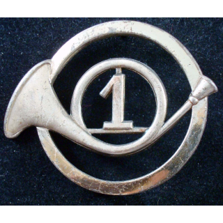 Insigne de Béret 1° régiment de chasseurs de fabrication Drago Paris