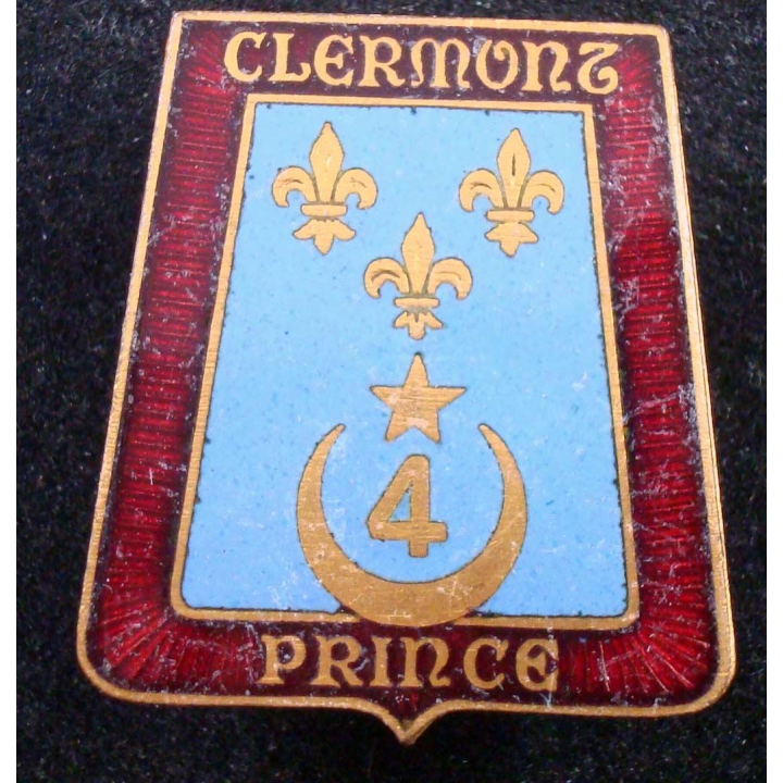 4° régiment de chasseurs de fabrication Drago G. 1114 en émail
