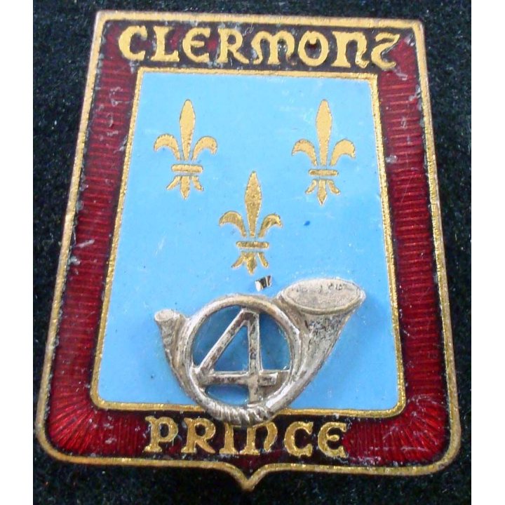 4° régiment de chasseurs de fabrication Drago G. 2114 en émail