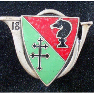 18° régiment de chasseurs de fabrication Drago G. 1414 en émail