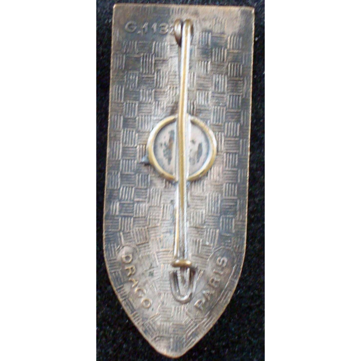 Centre de tir d'engins blindés de Mailly Drago G. 1133 en émail