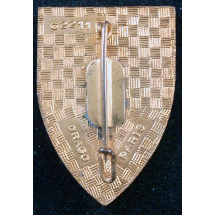 10° brigade mécanisée de fabrication Drago Paris G. 2211 en émail