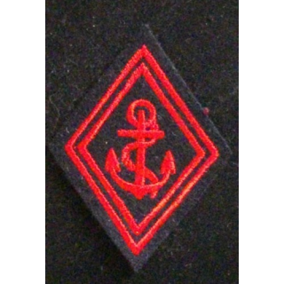 LOSANGE DE BRAS MODÈLE 45 : Régiment des troupes de Marine TDM Troupe