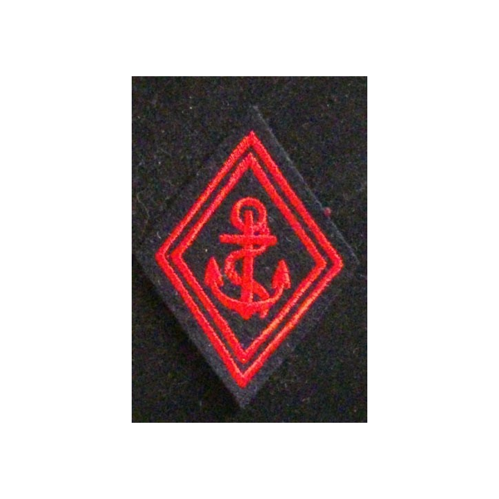 LOSANGE DE BRAS MODÈLE 45 : Régiment des troupes de Marine TDM Troupe