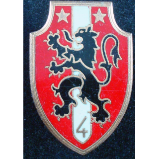 insigne de la 4° brigade mécanisée de fabrication Drago Paris G. 2159