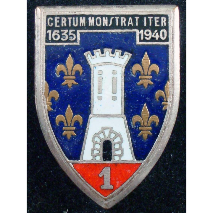 1° régiment de cuirassiers de fabrication Drago Béranger en émail