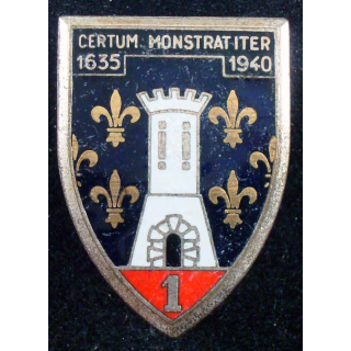 1° régiment de cuirassiers de fabrication Andor en émail